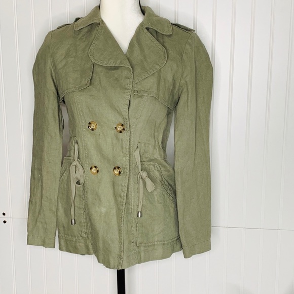 Anthropologie Jackets & Blazers - Anthropologie Sanctuary Olive green jacket